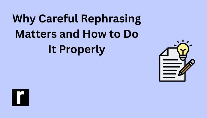 Rephrase