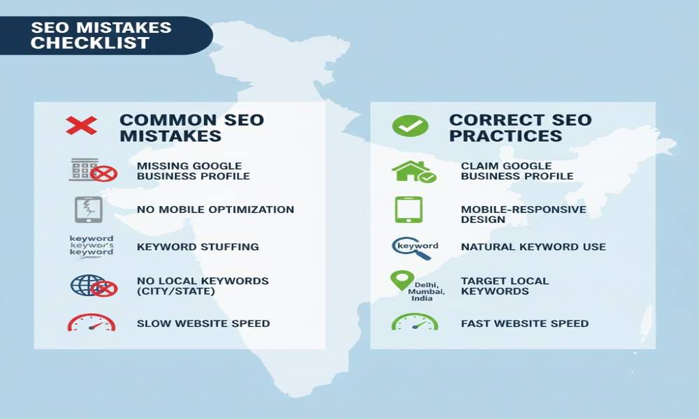 Common SEO Mistakes Small Businesses Make in India