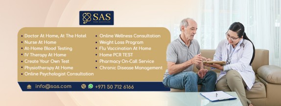 Professional home healthcare services by SAS Home Care, providing nursing, elderly care, and medical support at home.