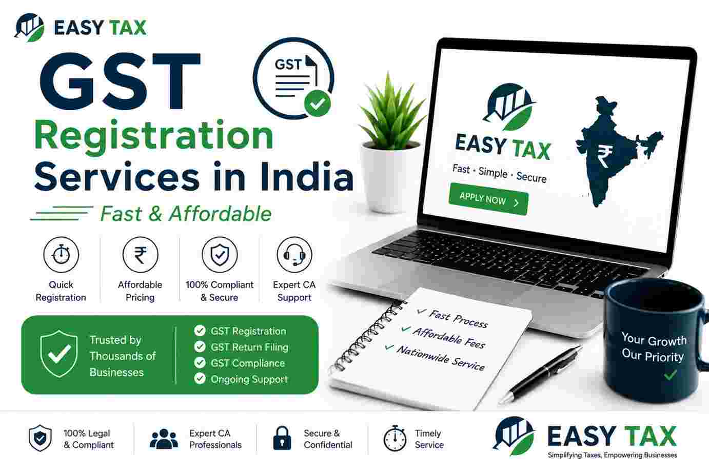 GST Registration Services in India – Fast & Affordable