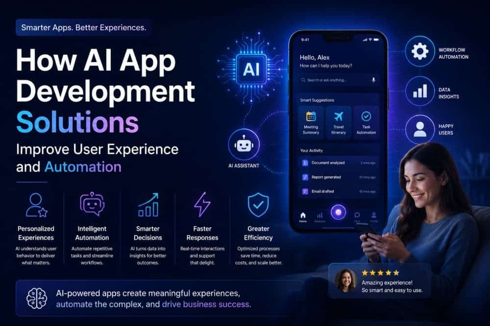 AI App Development Solutions to Improve User Experience