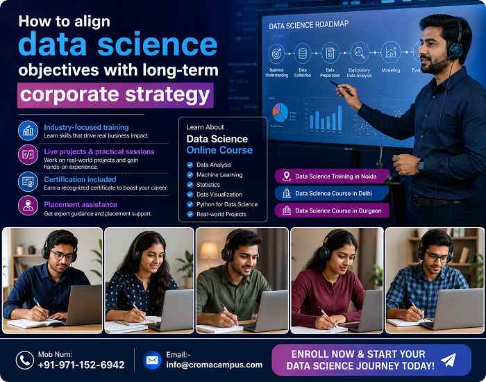 align data science objectives with long-term corporate