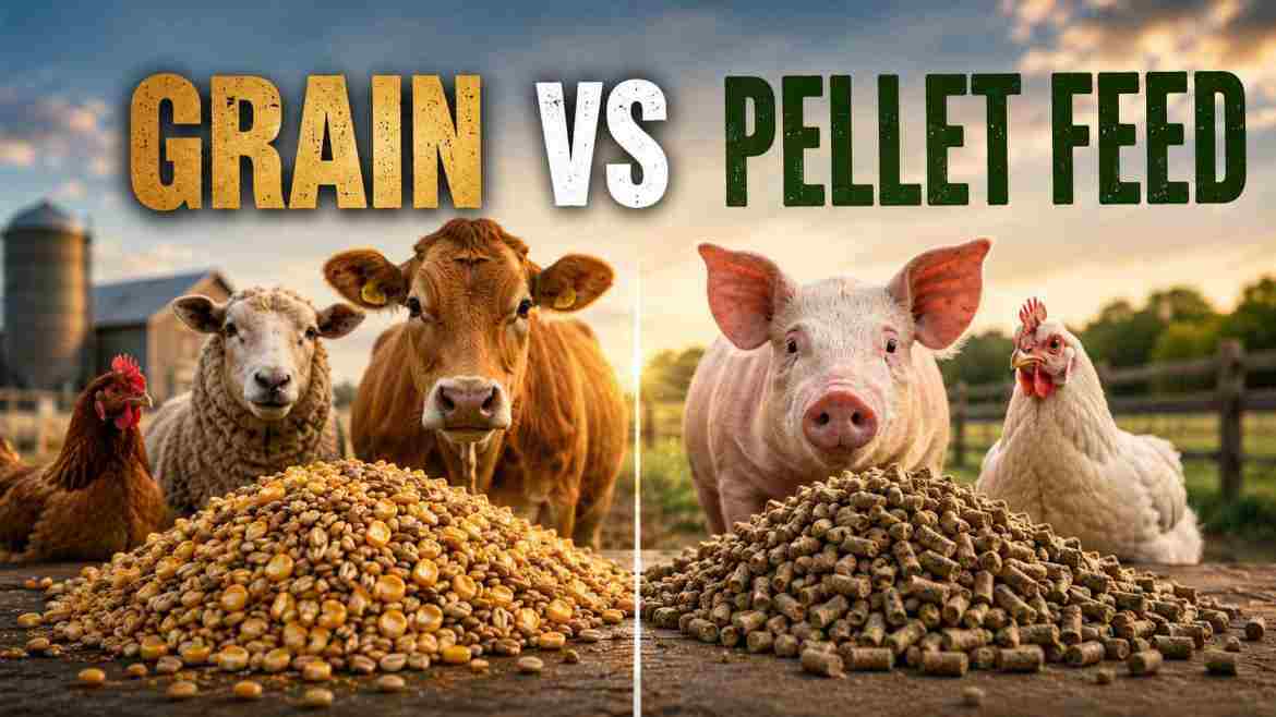 Grain vs Pellet Feed: Which Is Best For Livestock More?