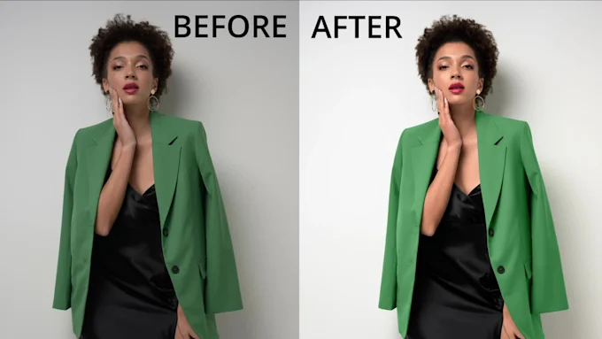 E-commerce Photo Retouching on Model Images