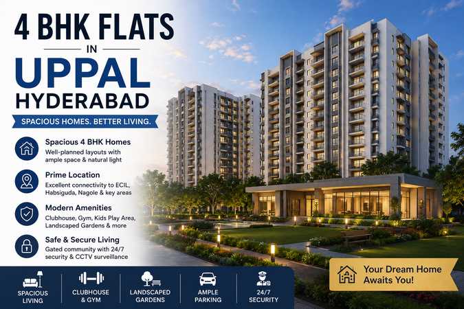4 BHK Flats in Uppal Hyderabad: A Guide for Homebuyers