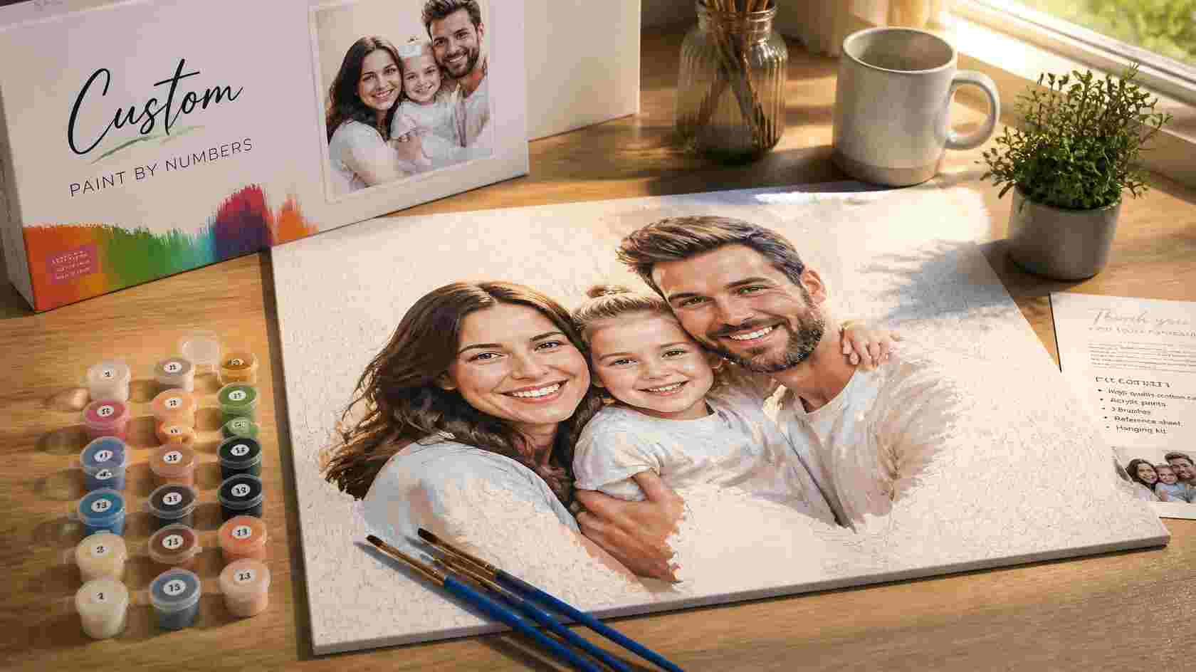 Custom Paint by Numbers Kit – Turn Your Favorite
