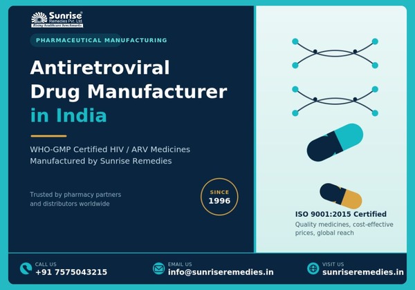 Antiretroviral Drug Manufacturer in India