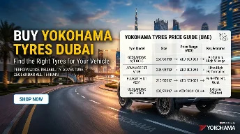 Yokohama Tyres Price in UAE | Compare Sizes & Models