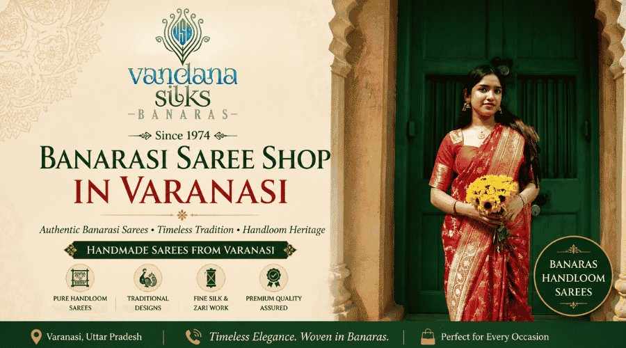 Best Saree Shop in Banaras for Banarasi Sarees