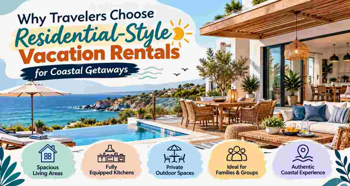 Why Travelers Choose Residential-Style Vacation Rentals