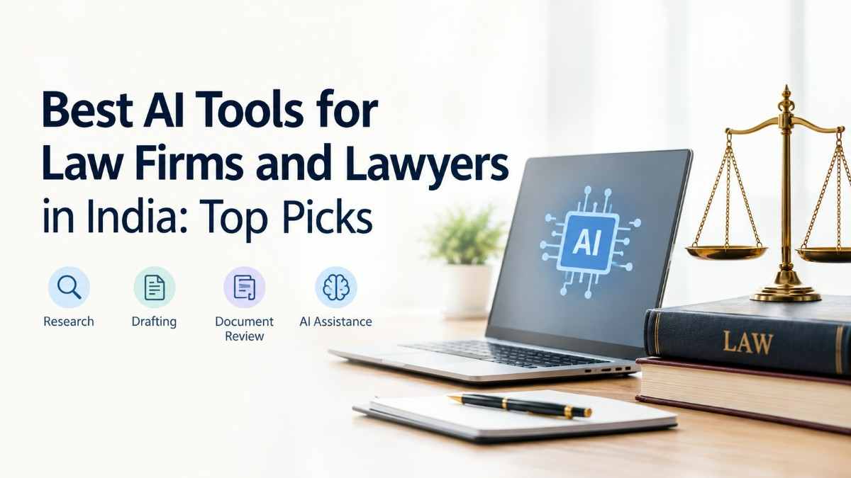 Best AI Tools for Law Firms and Lawyers in India