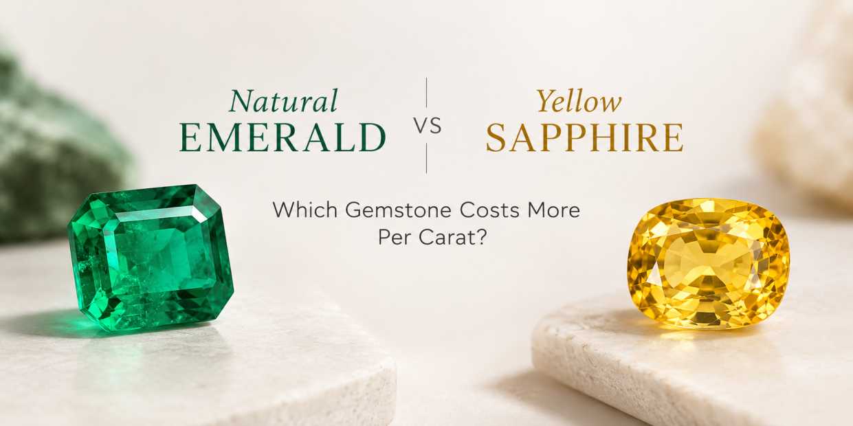 Emerald vs Yellow Sapphire: Which Costs More Per Carat?