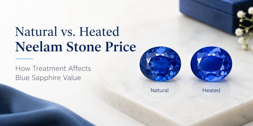 Natural vs. Heated Neelam Stone Price