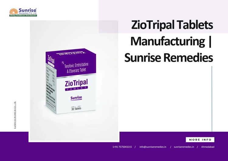 ZioTripal Tablets Manufacturing | Sunrise Remedies